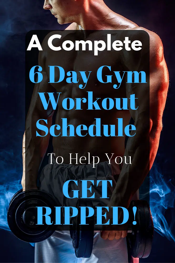 6 Day Gym Workout Schedule