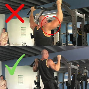 Pull Up Mistake #2 Rolling Shoulders 